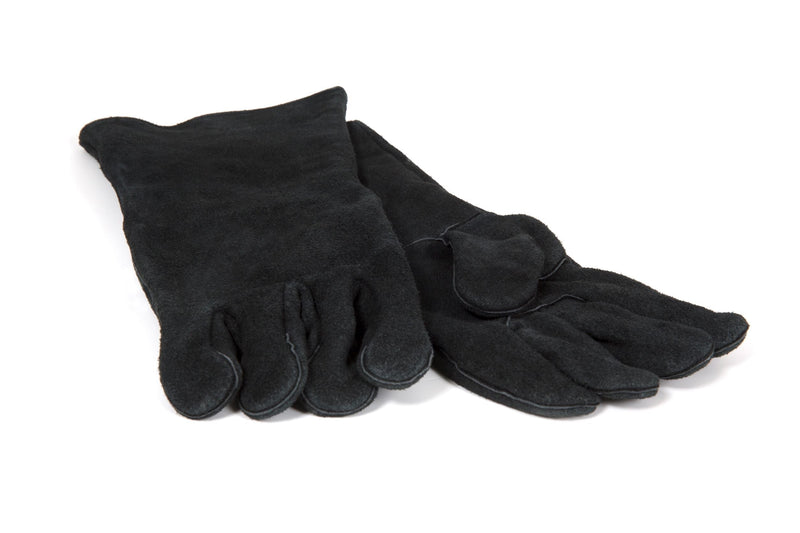 GrillPro Black Leather Grilling Gloves 528