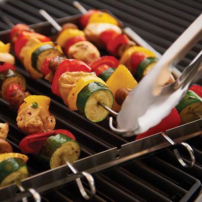 GrillPro Stainless Steel Shish Kebab Set of 6