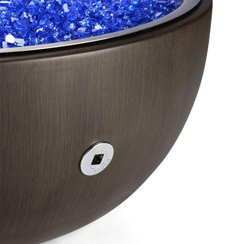 HPC Fire Aluminum Spun Fire Bowl - Walnut (Dual Fuel)