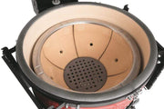 Kamado Joe Kamado Joe Big Joe II 24" Ceramic Charcoal Grill & Smoker with Cart & Wheels BJ24RHC Charcoal / Red BJ24RHC Freestanding Kamado Grill 811738021454