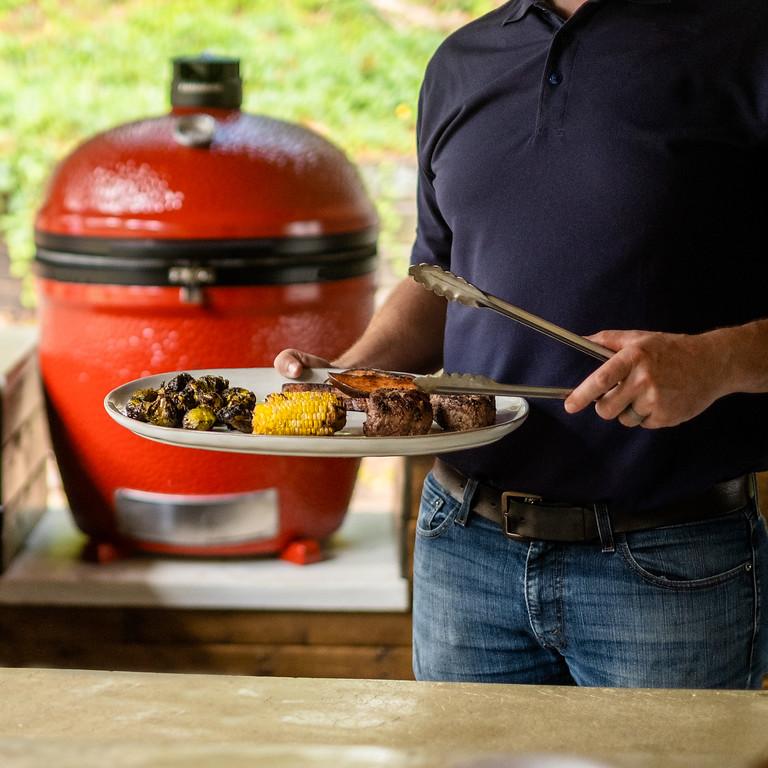 Kamado Joe Big Joe III 24" Built-in Ceramic Charcoal Grill & Smoker KJ15040821