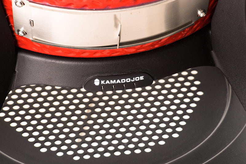 Kamado Joe Kamado Joe Classic Joe III 18" Ceramic Charcoal Grill & Smoker with Cart & Wheels KJ15040921 Charcoal / Red KJ15040921 Freestanding Kamado Grill 811738027197
