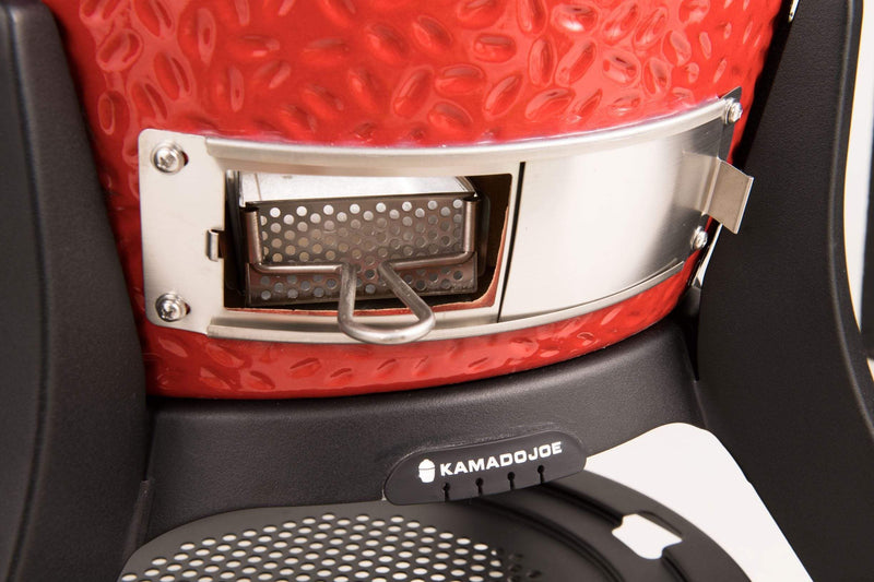 Kamado Joe Kamado Joe Classic Joe III 18" Ceramic Charcoal Grill & Smoker with Cart & Wheels KJ15040921 Charcoal / Red KJ15040921 Freestanding Kamado Grill 811738027197