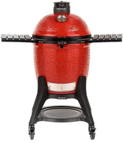 Kamado Joe Kamado Joe Classic Joe III 18" Ceramic Charcoal Grill & Smoker with Cart & Wheels KJ15040921 Charcoal / Red KJ15040921 Freestanding Kamado Grill 811738027197