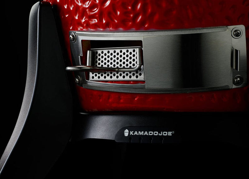 Kamado Joe Kamado Joe Classic Joe III 18" Ceramic Charcoal Grill & Smoker with Cart & Wheels KJ15040921 Charcoal / Red KJ15040921 Freestanding Kamado Grill 811738027197