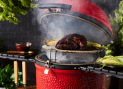 Kamado Joe Kamado Joe Classic Joe III 18" Ceramic Charcoal Grill & Smoker with Cart & Wheels KJ15040921 Charcoal / Red KJ15040921 Freestanding Kamado Grill 811738027197
