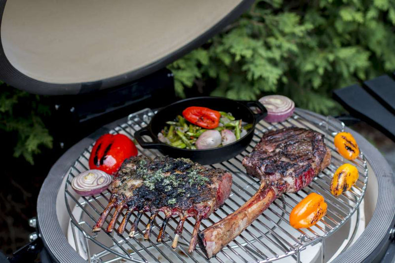 Louisiana Grills Ambiance Kamado 25 Ceramic Charcoal Grill & Smoker with Cover 10699