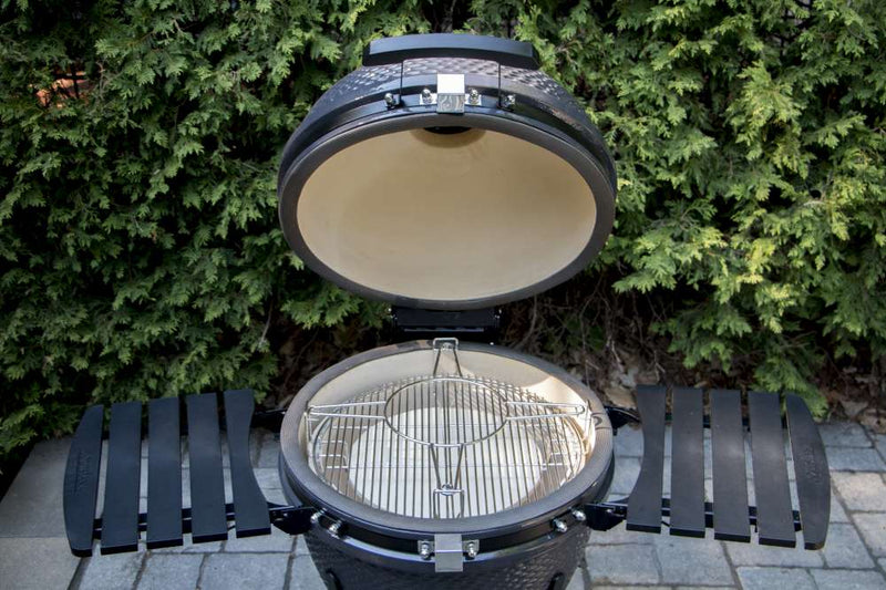 Louisiana Grills Ambiance Kamado 25 Ceramic Charcoal Grill & Smoker with Cover 10699