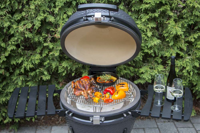 Louisiana Grills Ambiance Kamado 25 Ceramic Charcoal Grill & Smoker with Cover 10699