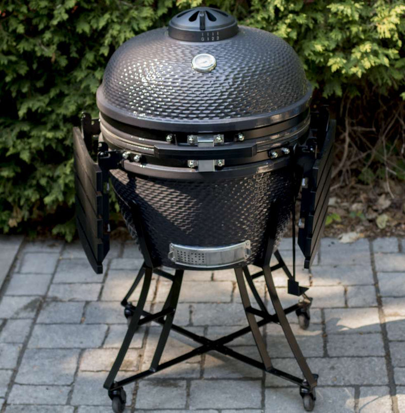 Louisiana Grills Ambiance Kamado 25 Ceramic Charcoal Grill & Smoker with Cover 10699