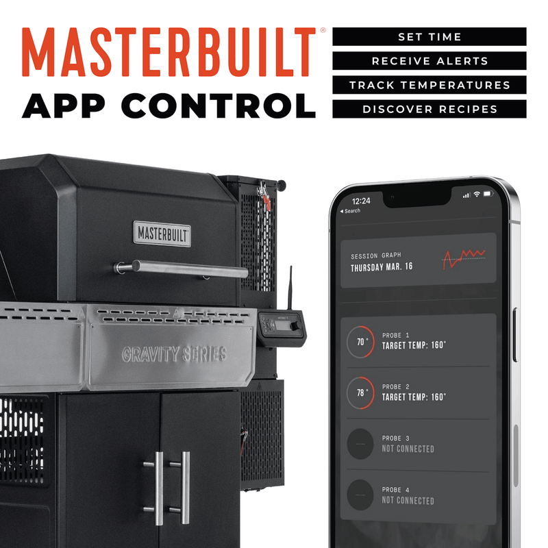 Masterbuilt Gravity Series 1150 Digital Charcoal Grill and Smoker MB20041525