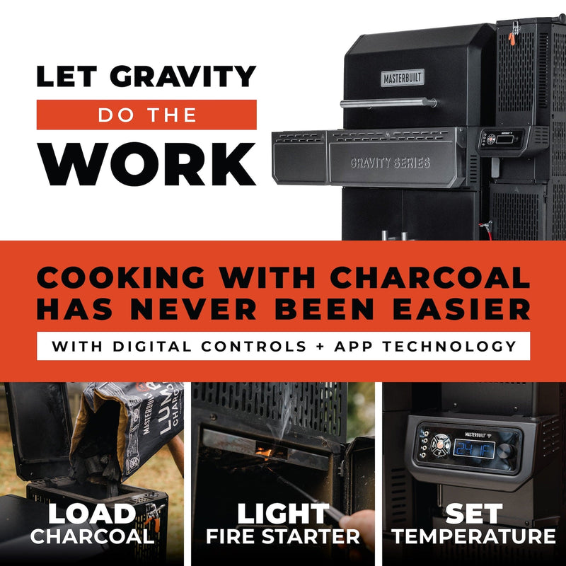 Masterbuilt Gravity Series 1150 Digital Charcoal Grill and Smoker MB20041525