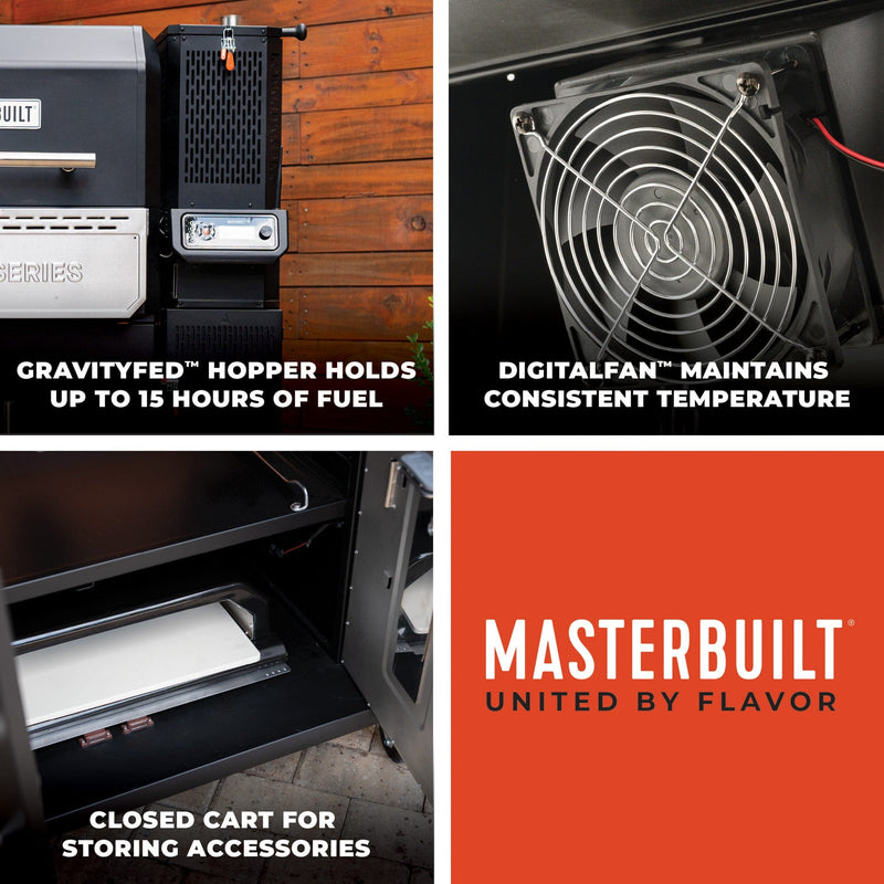 Masterbuilt Gravity Series 1150 Digital Charcoal Grill and Smoker MB20041525