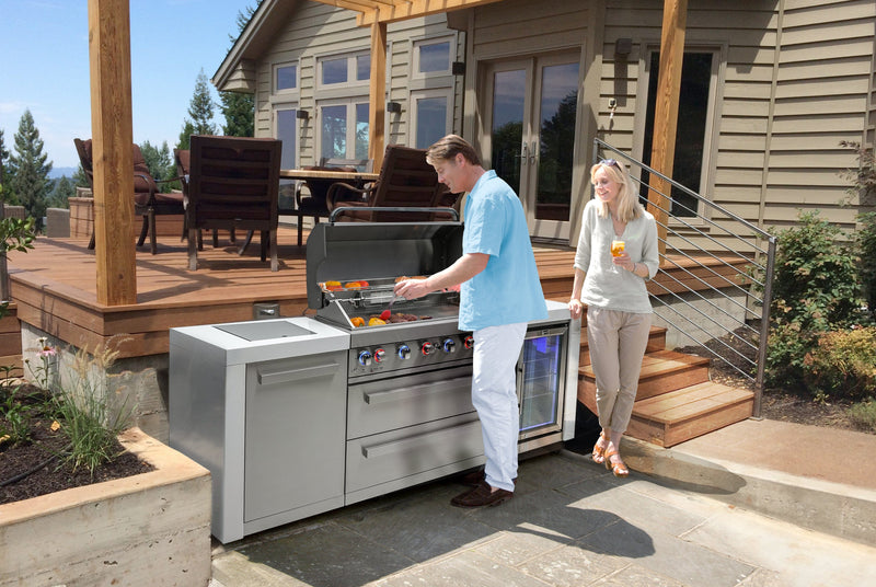 Mont Alpi 805 Deluxe Island with a Fridge Cabinet
