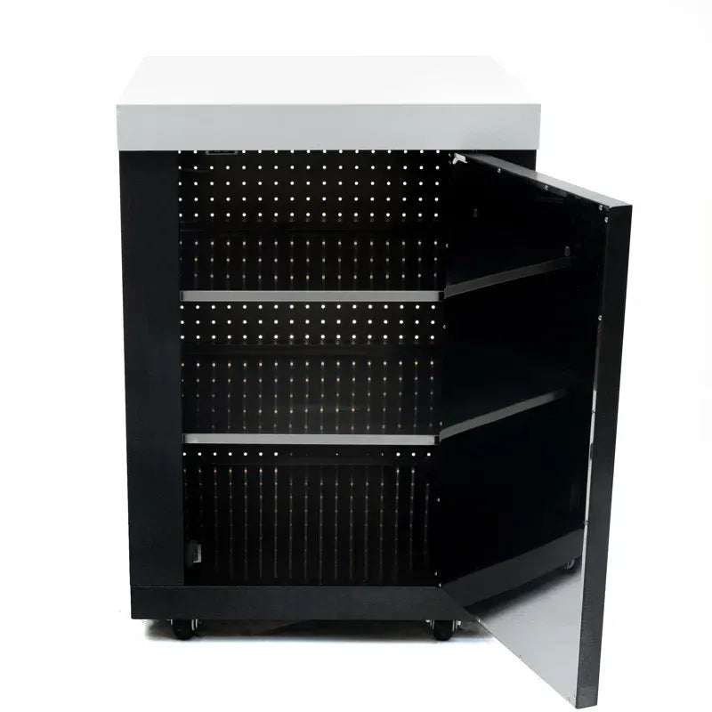 Mont Alpi Extension Cabinet Black Stainless Steel