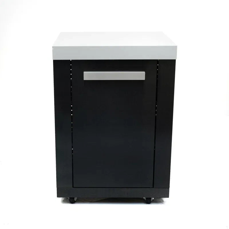 Mont Alpi Extension Cabinet Black Stainless Steel