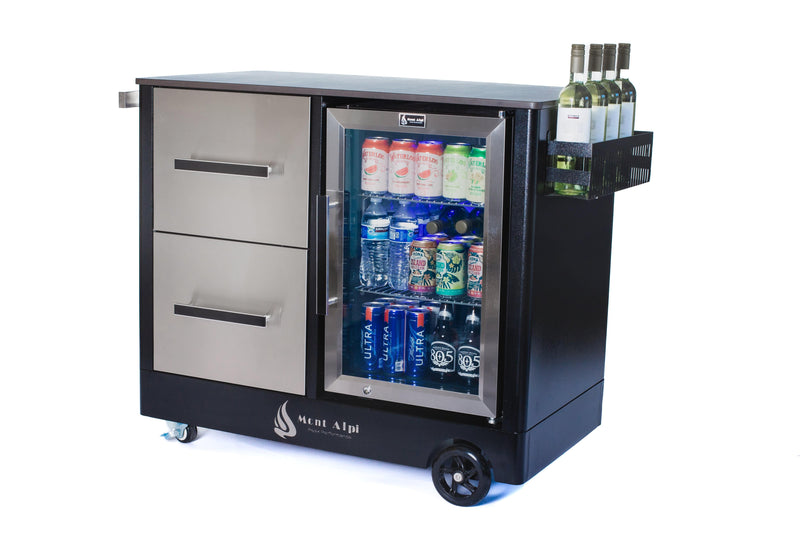 Mont Alpi Large Outdoor Prep Center / Bar Cart
