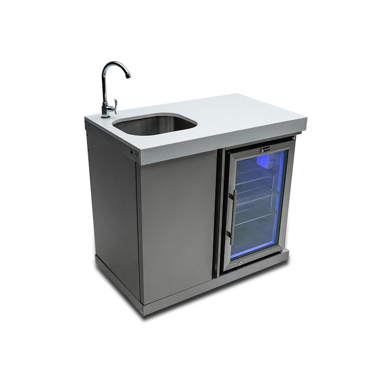 Mont Alpi Stainless Steel Beverage Center
