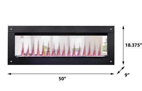Black Surrounds to Accommodate 2" x 4" Wall Installation (for Both Sides) for CLEARion Elite 50 NEFBD50HE-DTRM