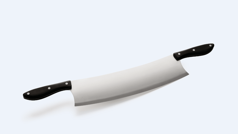 Napoleon Napoleon 55209 Rocking Pizza Cutter And Chopper 55209 Accessory Pizza 629162552099