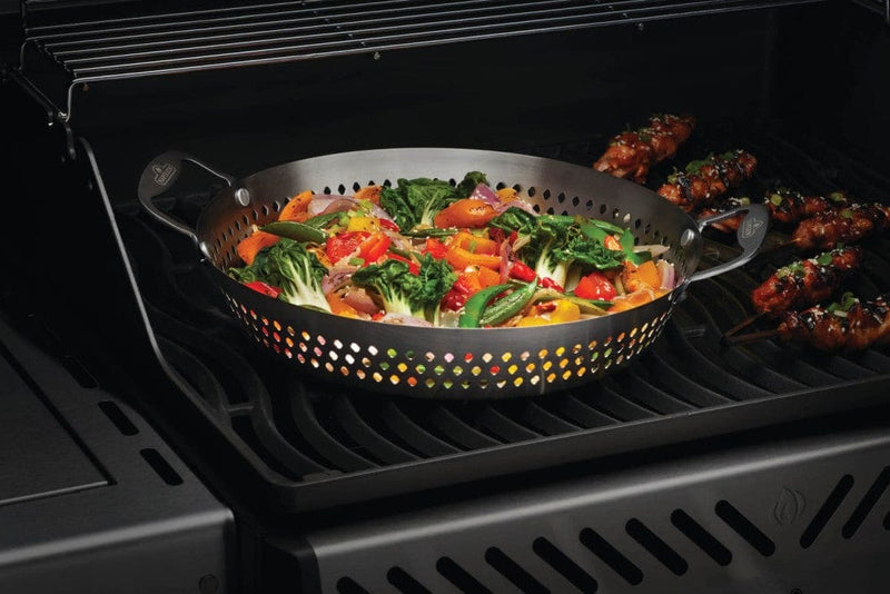 Napoleon Napoleon 56027 Stainless Steel Grilling Wok 56027 Accessory Food Prep Tool 629162560278