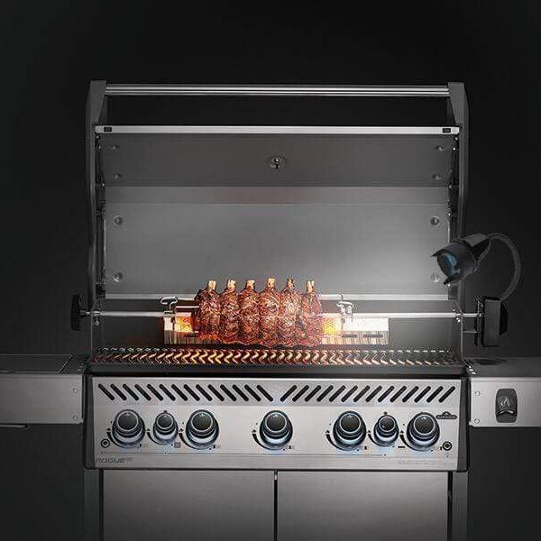 Napoleon 69100 Heavy Duty Rotisserie Kit W/ Motor & Light
