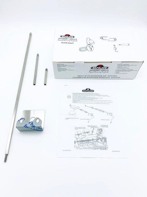 Napoleon 69100 Heavy Duty Rotisserie Kit W/ Motor & Light