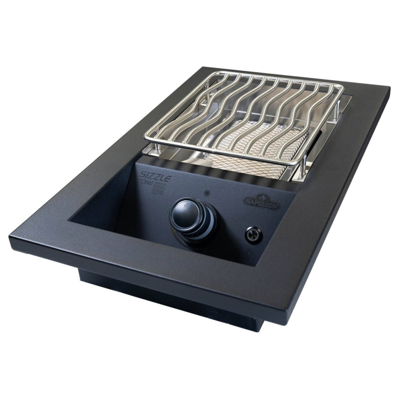 Napoleon 700 Series 10" Built-in Single Infrared Drop-In Burner BIB10IR, Matte Black