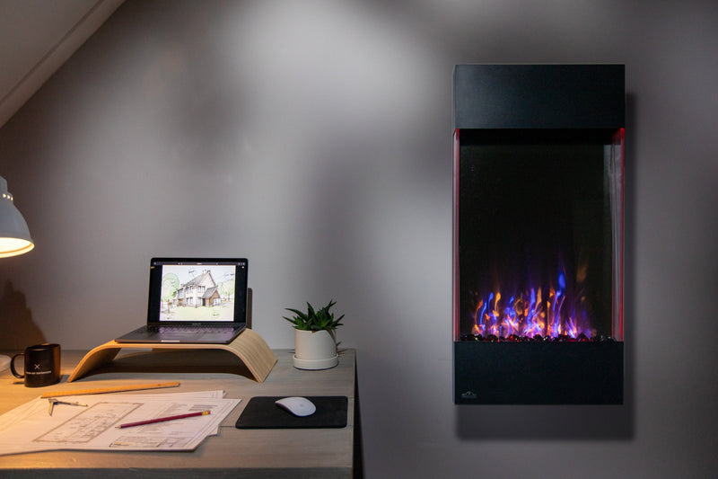 Napoleon Allure Vertical 32" Wall Mount Electric Fireplace NEFVC32H