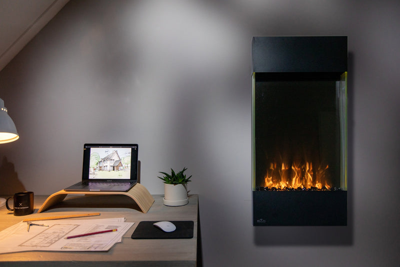 Napoleon Allure Vertical 32" Wall Mount Electric Fireplace NEFVC32H