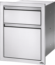 Napoleon Napoleon Built-In 18" X 24" Double Drawer: Waste Bin & Paper Towel Holder BI-1824-1W BI-1824-1W Outdoor Kitchen Door, Drawer & Cabinet 629162131607