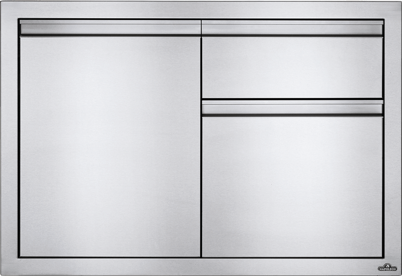 Napoleon Napoleon Built-In 36" X 24" Single Door & Standard Drawer BI-3624-1D2DR BI-3624-1D2DR Outdoor Kitchen Door, Drawer & Cabinet 629162131676