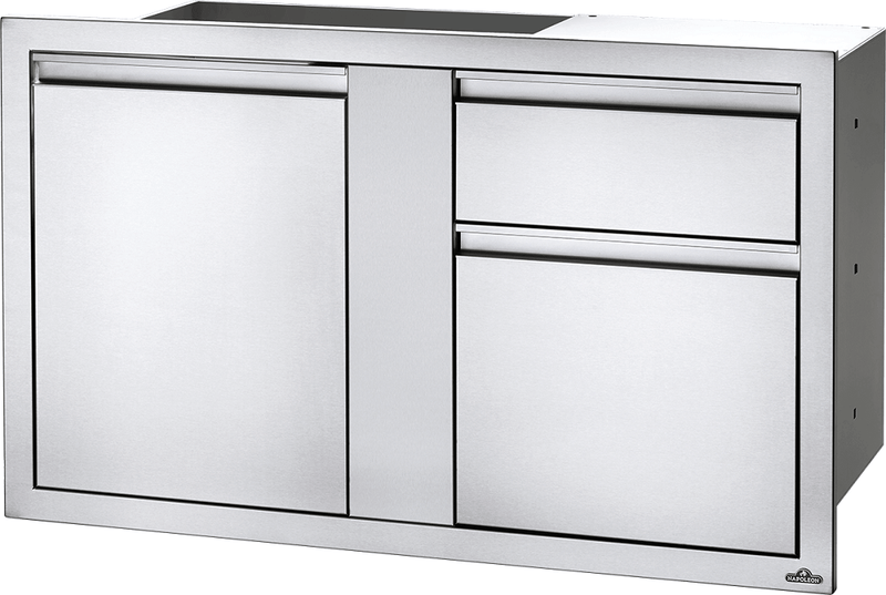 Napoleon Napoleon Built-In 42"X 24" Large Single Door & Standard Drawer BI-4224-1D2DR BI-4224-1D2DR Outdoor Kitchen Door, Drawer & Cabinet 629162131690