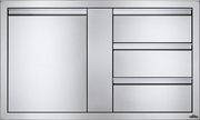 Napoleon Napoleon Built-In 42" X 24" Large Single Door & Triple Drawer Combo BI-4224-1D3DR BI-4224-1D3DR Outdoor Kitchen Door, Drawer & Cabinet 629162131591