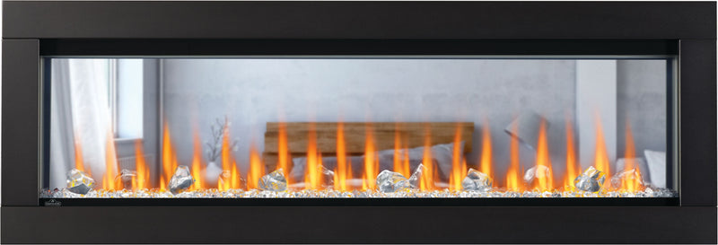 Napoleon CLEARion Elite 60" See Through Built-in Electric Fireplace NEFBD60HE Canada
