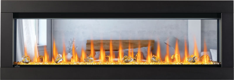 Napoleon CLEARion Elite 60" See Through Built-in Electric Fireplace NEFBD60HE Canada