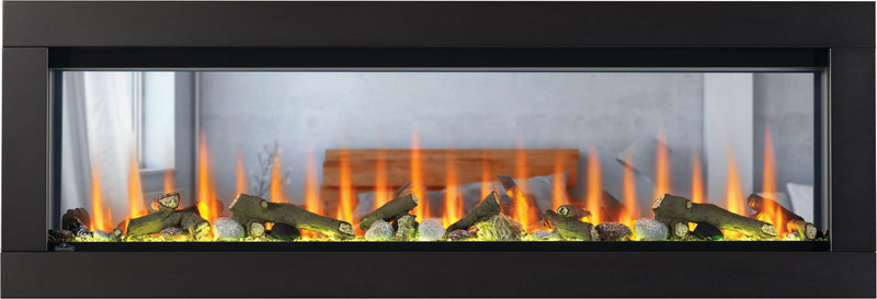Napoleon CLEARion Elite 60" See Through Built-in Electric Fireplace NEFBD60HE Canada