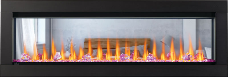 Napoleon CLEARion Elite 60" See Through Built-in Electric Fireplace NEFBD60HE Canada