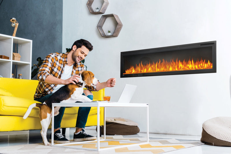 Napoleon Entice 60" Wall Mount Electric Fireplace NEFL60CFH-1 Canada