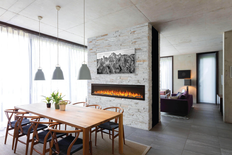 Napoleon Entice 72" Wall Mount Electric Fireplace NEFL72CFH-1 Canada