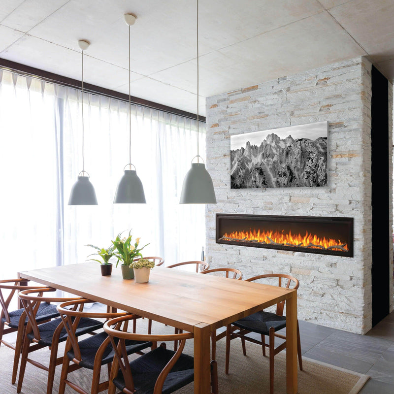 Napoleon Entice 72" Wall Mount Electric Fireplace NEFL72CFH-1 Canada