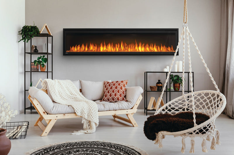 Napoleon Entice 72" Wall Mount Electric Fireplace NEFL72CFH-1 Canada