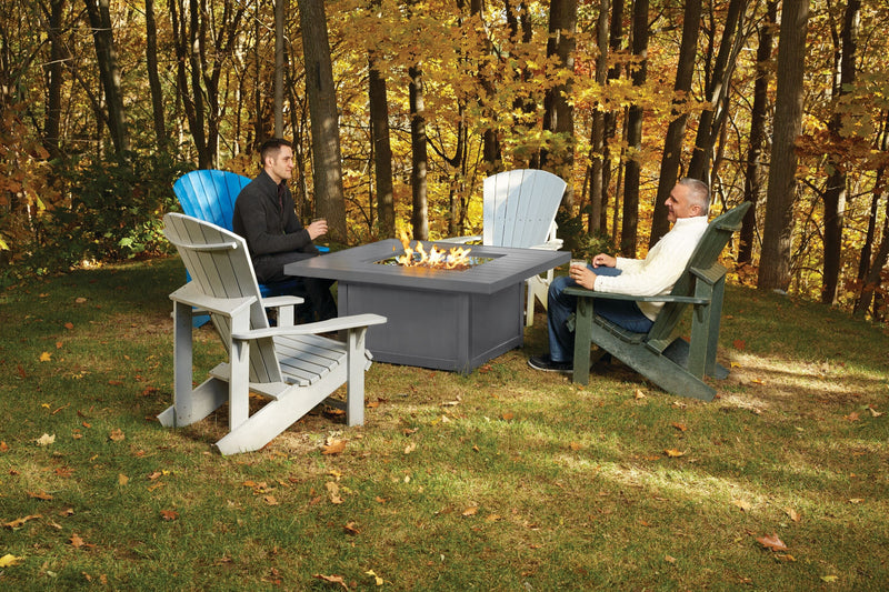 Napoleon Napoleon Hamptons Square Patioflame Table HAMP2-GY Propane / Grey HAMP2-GY Firepit Table Square 629162122858