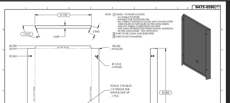 Napoleon IM-45LT-CN Oasis Transition Piece (Adjacent to Grill Head)