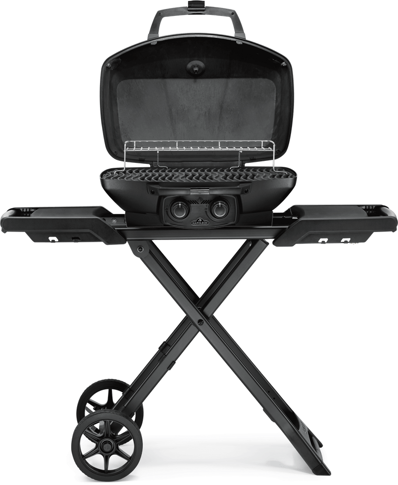 Napoleon PHANTOM TravelQ PRO 285 Portable BBQ with Scissor Cart (Matte Black)