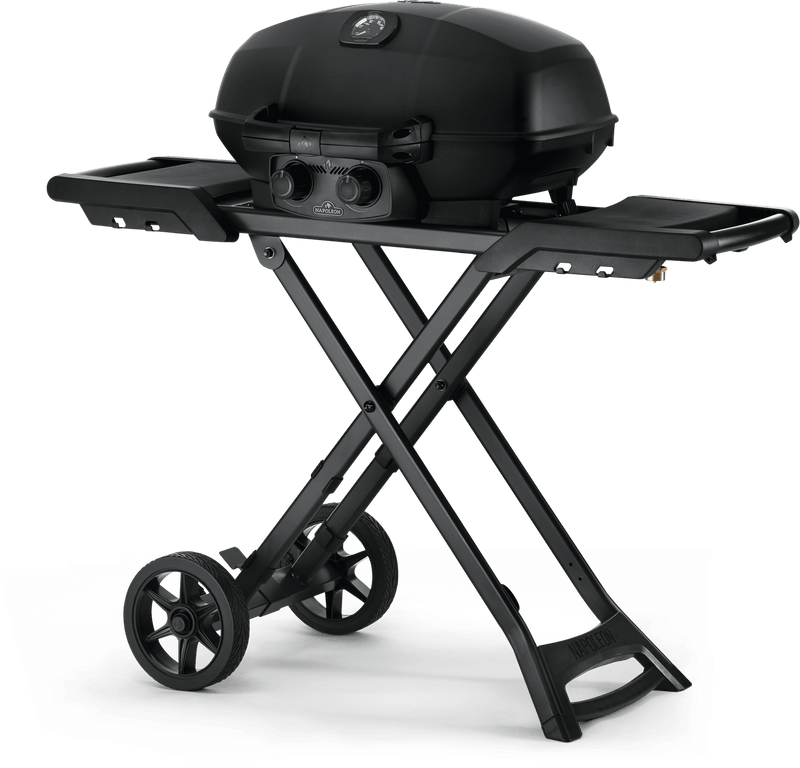 Napoleon PHANTOM TravelQ PRO 285 Portable BBQ with Scissor Cart (Matte Black)