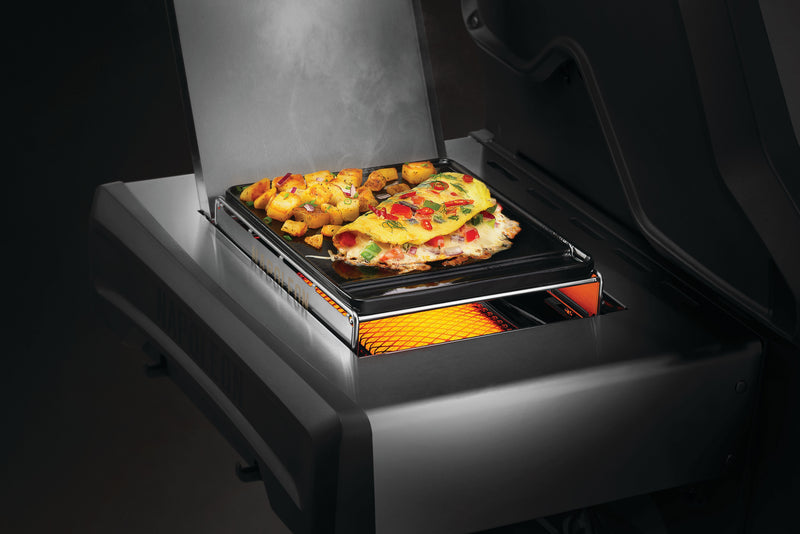 Napoleon Porcelain-enameled Cast Iron Griddle - 56081 Fits in Rogue XT and Legend Grills with infrared side burners