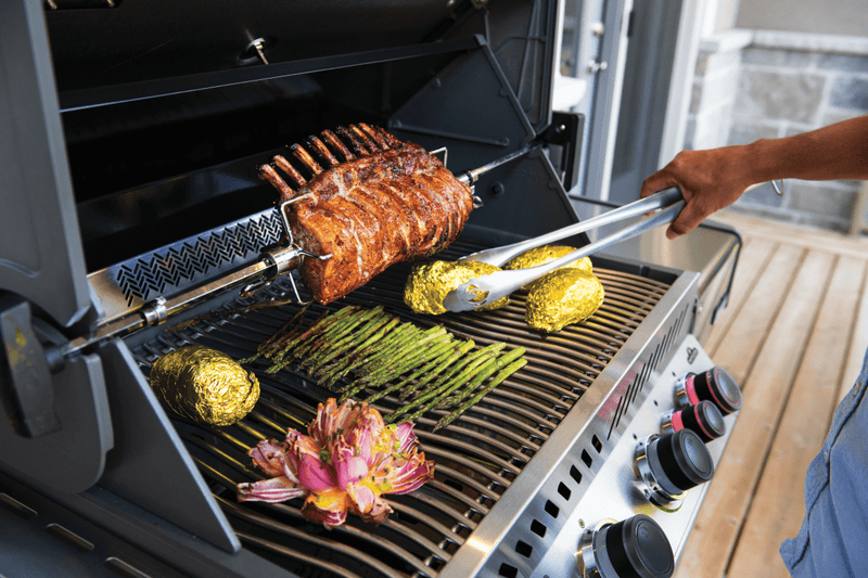 Napoleon Prestige 500 RSIB Ambiance Special Edition BBQ with Infrared Side & Rear Burners P500RSIB-3-AMB