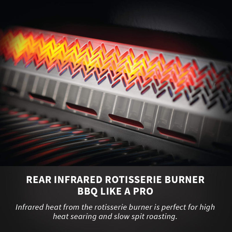 Napoleon Prestige 500 RSIB BBQ with Infrared Side & Rear Burners P500RSIB-3