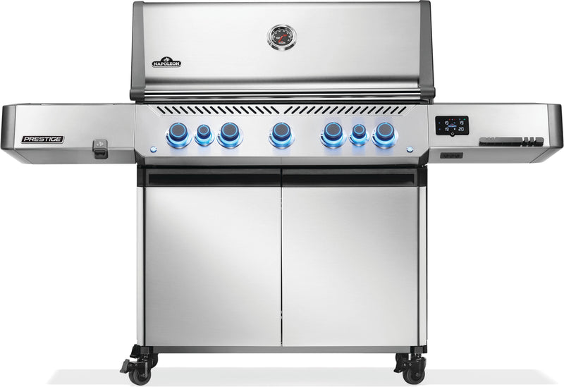 Napoleon Prestige 665 Connected Gas Grill with Infrared Side and Rear Burner